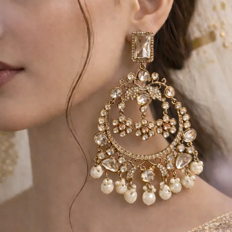 Adaab Royale Earrings made by Blossom Box Jewelry