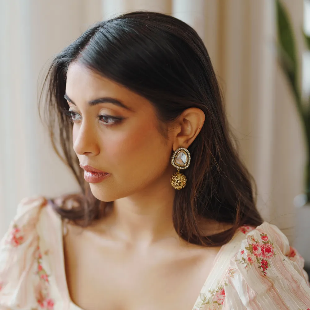 Eshika Drop Earrings sold by Blossom Box Jewelry product image thumbnail 2