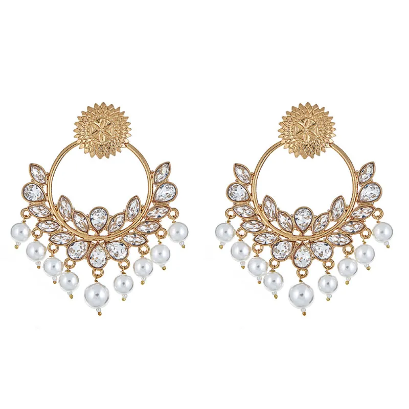 Amaya Floral Drop Earrings sold by Blossom Box Jewelry