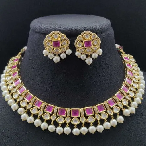 TASHI KUNDAN NECKLACE SET sold by Blossom Box Jewelry