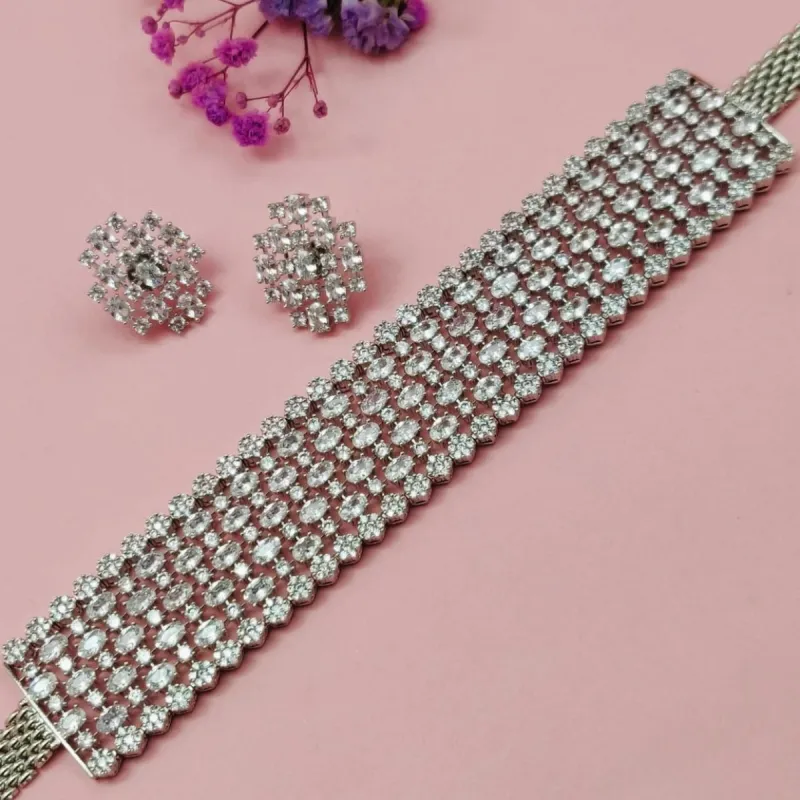 Hirat Royal AD Choker Set sold by Blossom Box Jewelry