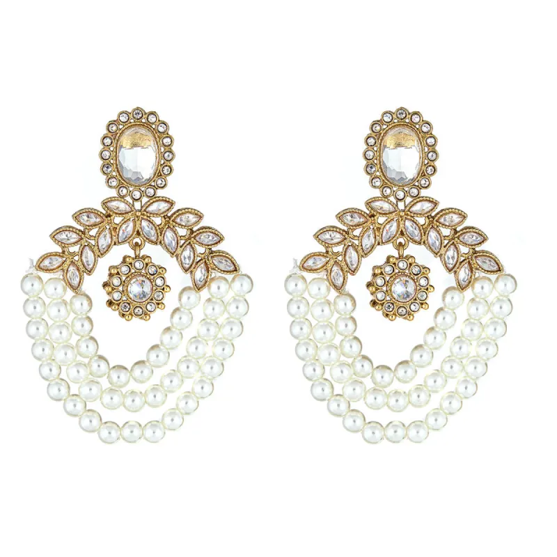 Naamah Pearly Earrings sold by Blossom Box Jewelry