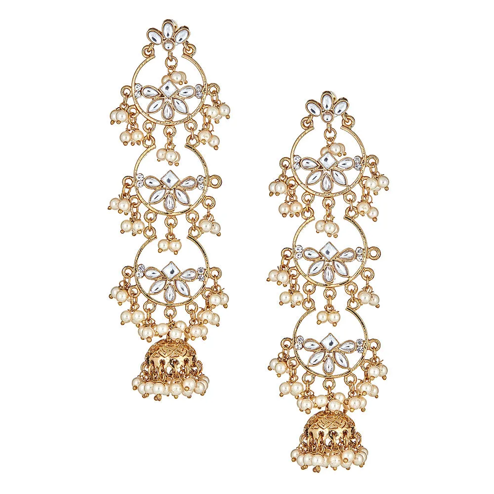 Amina Floral Drop Earrings sold by Blossom Box Jewelry