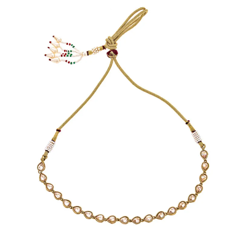 Abeer Polki Necklace sold by Blossom Box Jewelry