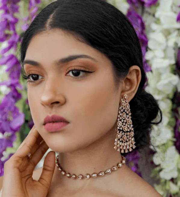 Abeer Polki Necklace sold by Blossom Box Jewelry product image thumbnail 2