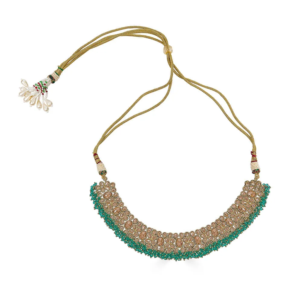 Rachana Necklace Set in Green sold by Blossom Box Jewelry product image thumbnail 3
