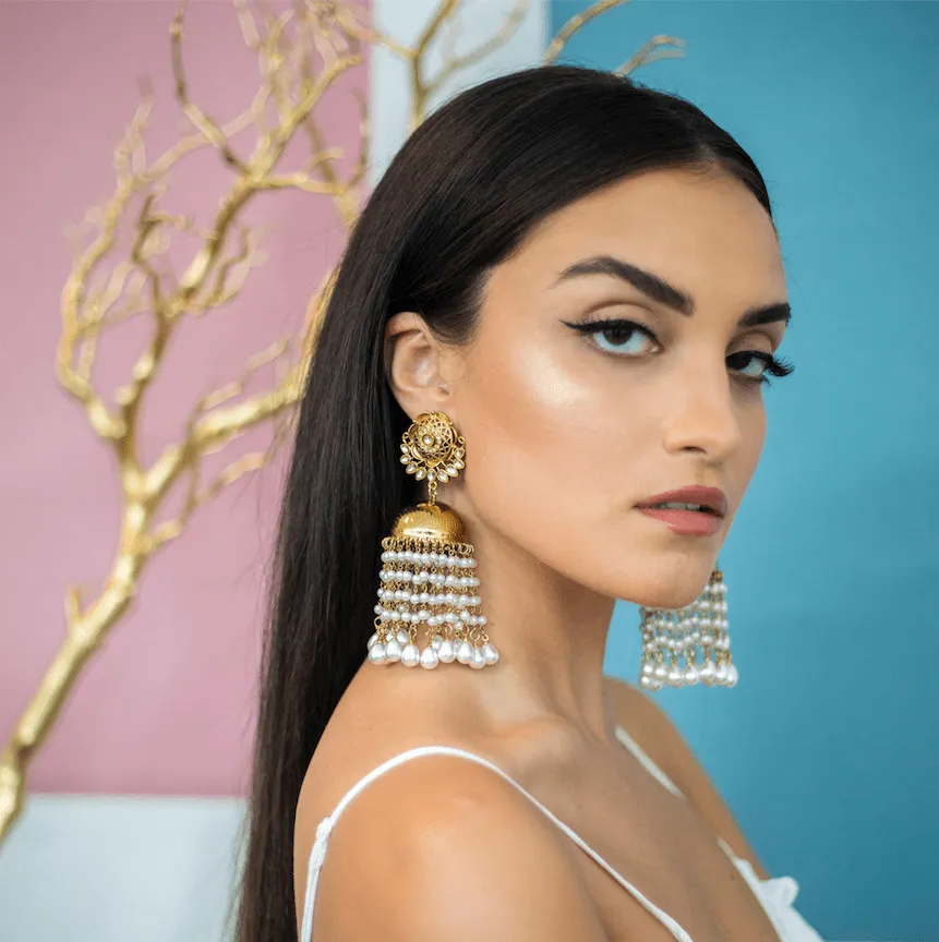 Sadaf Pearl Drop Earrings sold by Blossom Box Jewelry product image thumbnail 4