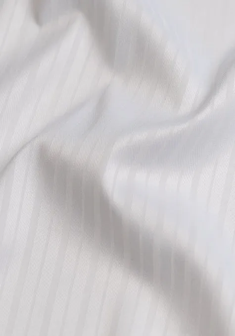 White Gloss Twill Performance Stretch Stripes - Wrinkle Free sold by Brisk Shirts product image thumbnail 2
