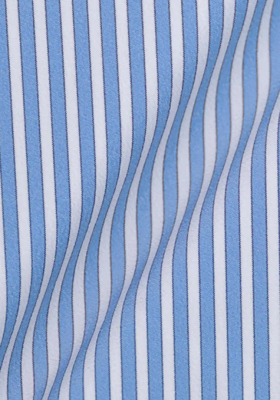 Blue Four-Way Performance Stretch Stripes - Wrinkle Free sold by Brisk Shirts
