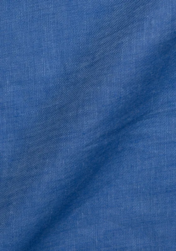 Lapis Blue Italian Linen sold by Brisk Shirts