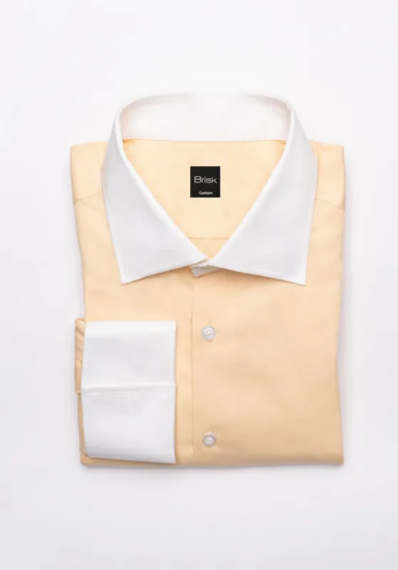 Crisp Yellow Pinpoint Shirt sold by Brisk Shirts