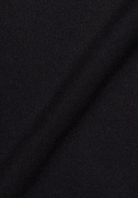 Black Performance Jersey 4 Way Super Stretch - Wrinkle Free sold by Brisk Shirts