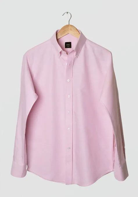 Pink Pinpoint Oxford Shirt sold by Brisk Shirts product image thumbnail 3
