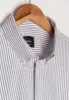 Pastel Steel Blue Seersucker Stripes Shirt-Half Sleeve sold by Brisk Shirts
