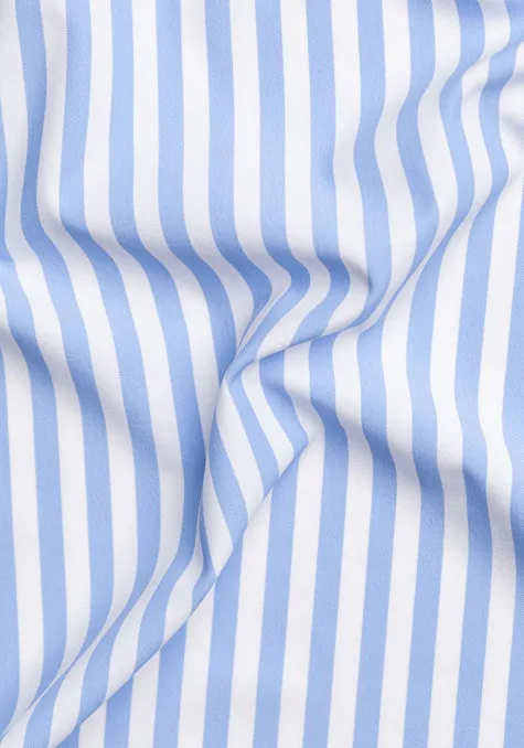 Sky Blue Performance Stretch Bengal Stripes - Wrinkle Free sold by Brisk Shirts product image thumbnail 3