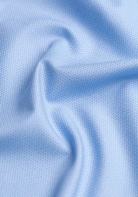 Mid Blue Performance Stretch Jacquard - Wrinkle Free sold by Brisk Shirts product image thumbnail 2