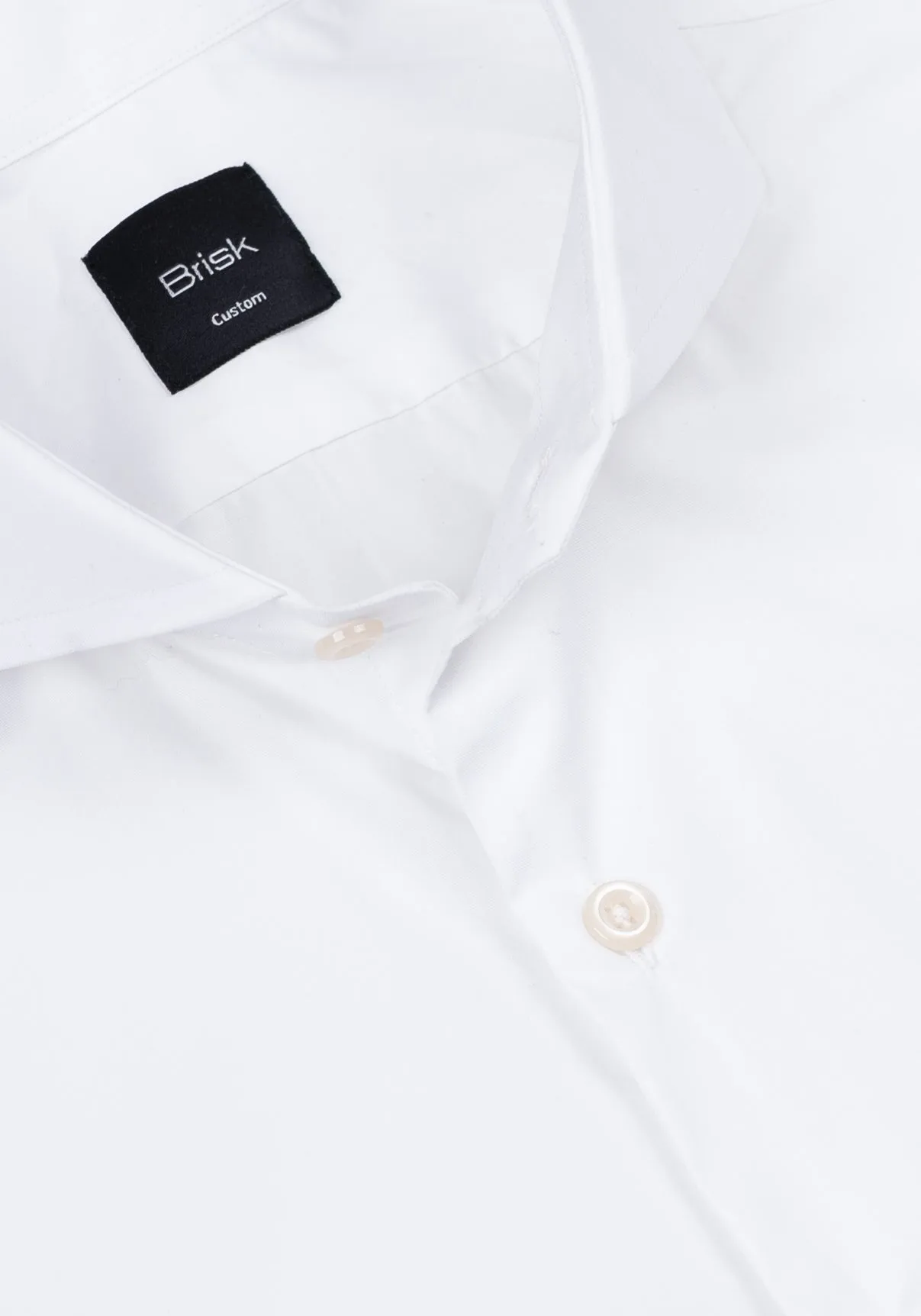 Pearl White Stretch Shirt sold by Brisk Shirts product image thumbnail 2