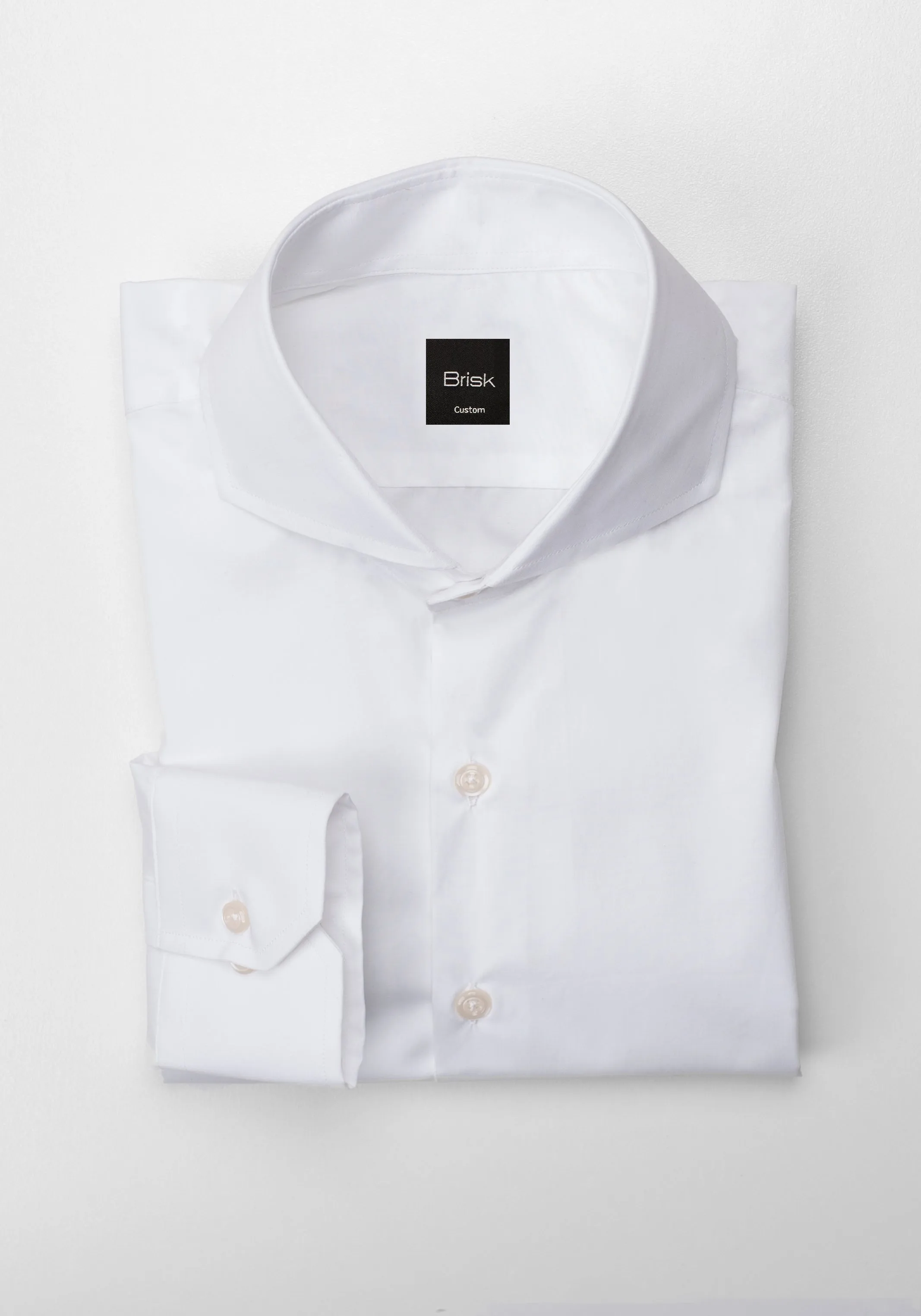 Pearl White Stretch Shirt sold by Brisk Shirts
