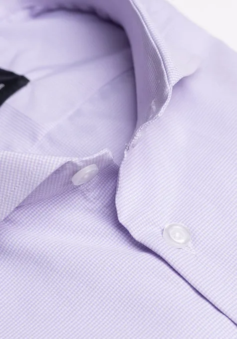 Lilac Micro Houndstooth Performance Ultra Stretch Shirt - Wrinkle Free sold by Brisk Shirts product image thumbnail 2