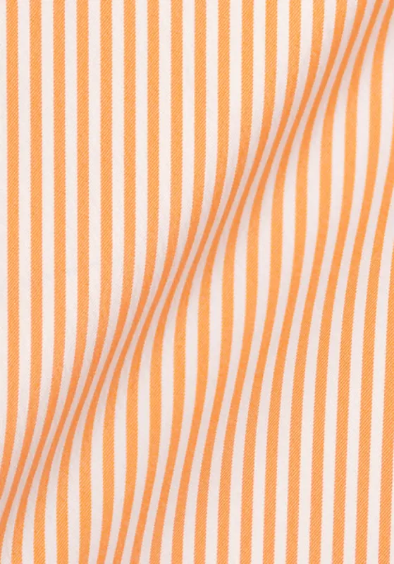 Orange Performance Bi-Stretch Stripes - Wrinkle Free sold by Brisk Shirts