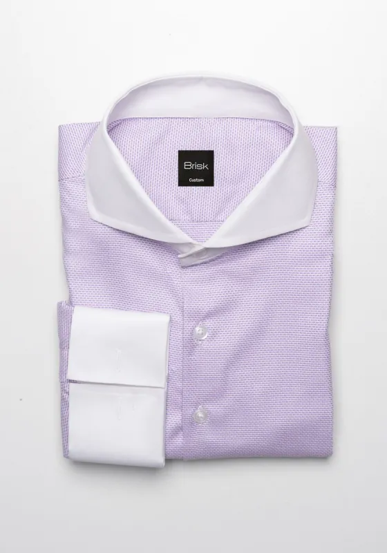 Egyptian Lilac Structured Shirt sold by Brisk Shirts