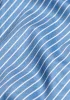 Super Fine Blue Satin Stretch Stripes sold by Brisk Shirts