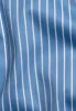 Super Fine Blue Satin Stretch Stripes sold by Brisk Shirts