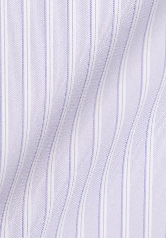 Lavender Performance Stretch Stripes - Wrinkle Free sold by Brisk Shirts