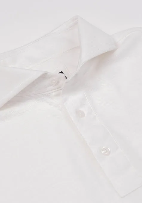 White Feather Soft Piqué Full Sleeve Polo Shirt sold by Brisk Shirts product image thumbnail 3
