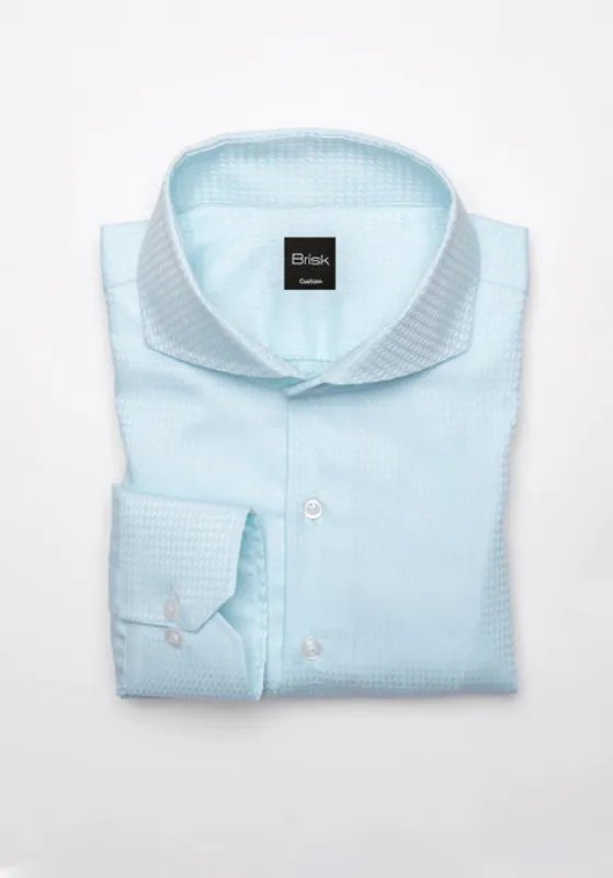 Egyptian Pastel Mint Green Structured Shirt - Wrinkle Resistant sold by Brisk Shirts