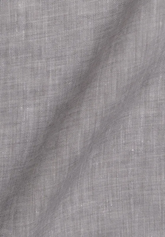 Light Grey Italian Linen sold by Brisk Shirts