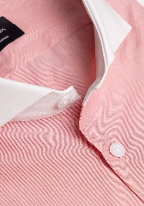 Red Mille Stripes Shirt sold by Brisk Shirts product image thumbnail 2