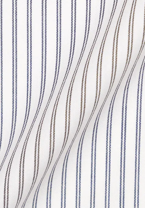 Black On White Oxford Stripes sold by Brisk Shirts