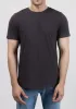 Charcoal Cloud Crew Tee - Curved Hem sold by Brisk Shirts