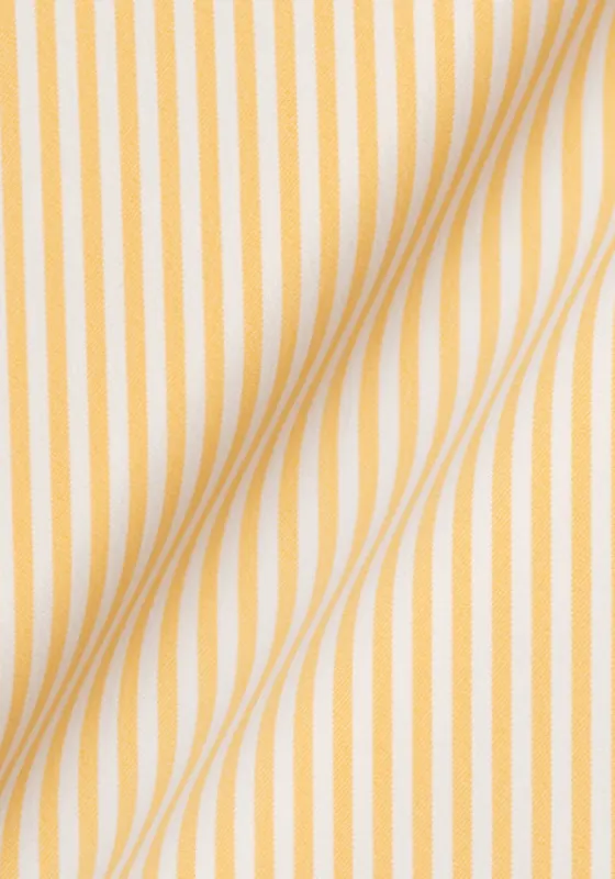 Wrinkle Free Yellow Performance Stretch Stripes sold by Brisk Shirts