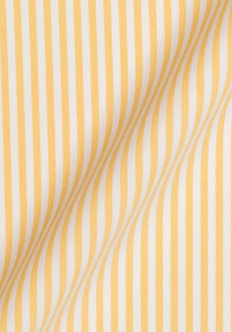 Wrinkle Free Yellow Performance Stretch Stripes sold by Brisk Shirts