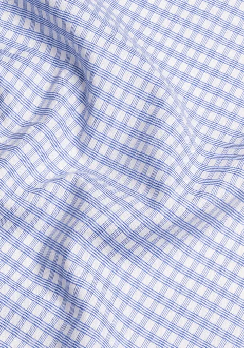 Wrinkle-Free Blue Grid Structured sold by Brisk Shirts product image thumbnail 2