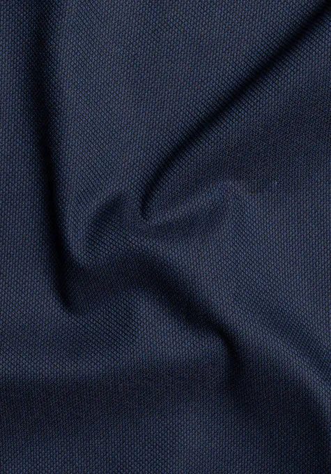 Water-Repellent Midnight Blue Structured Heavy-Weight Performance Stretch - Wrinkle-Free sold by Brisk Shirts product image thumbnail 3