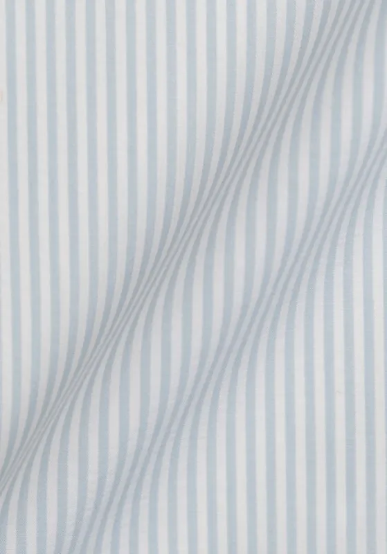 Pastel Grey Seersucker Stripes sold by Brisk Shirts