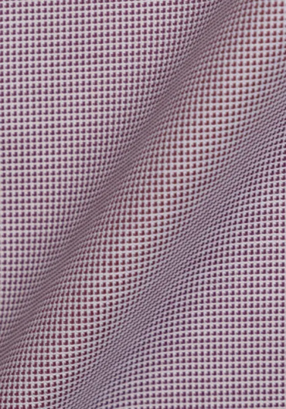 Burgundy Dobby Structured Wrinkle-Resistant sold by Brisk Shirts