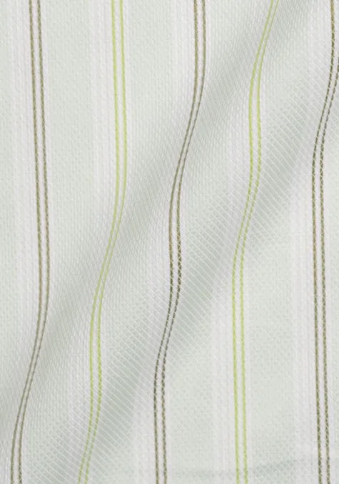 Egyptian Mint Green Diamond Structured Poly Stripes Shirt sold by Brisk Shirts product image thumbnail 3