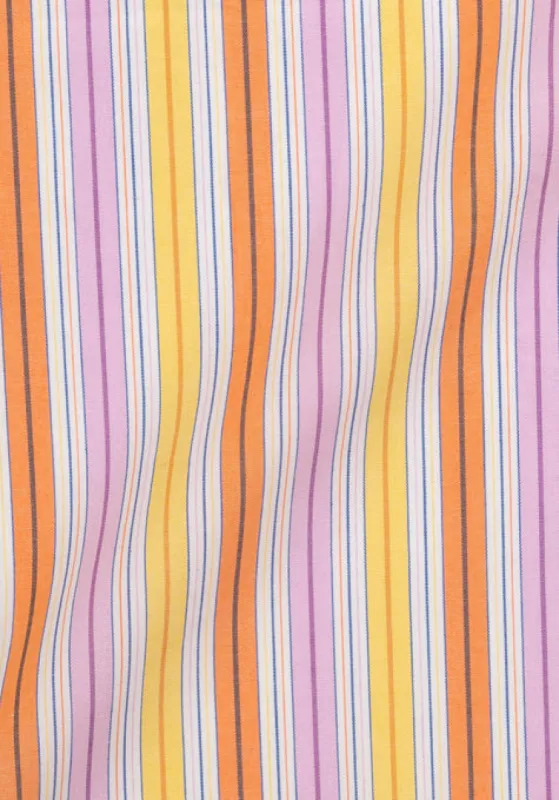 Fine Multi Color Stripes - Wrinkle Resistant sold by Brisk Shirts