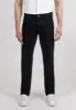 Black Rinse Wash Straight Fit Jeans - Lift sold by Brisk Shirts