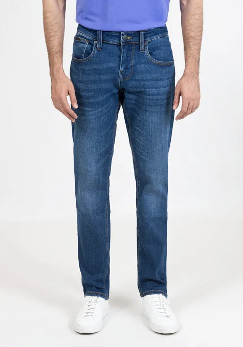 Medium Wash Slim Fit Jeans - Rotary sold by Brisk Shirts