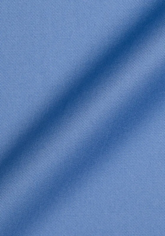 Mid Blue Twill Pima Cotton - Wrinkle Resistant sold by Brisk Shirts