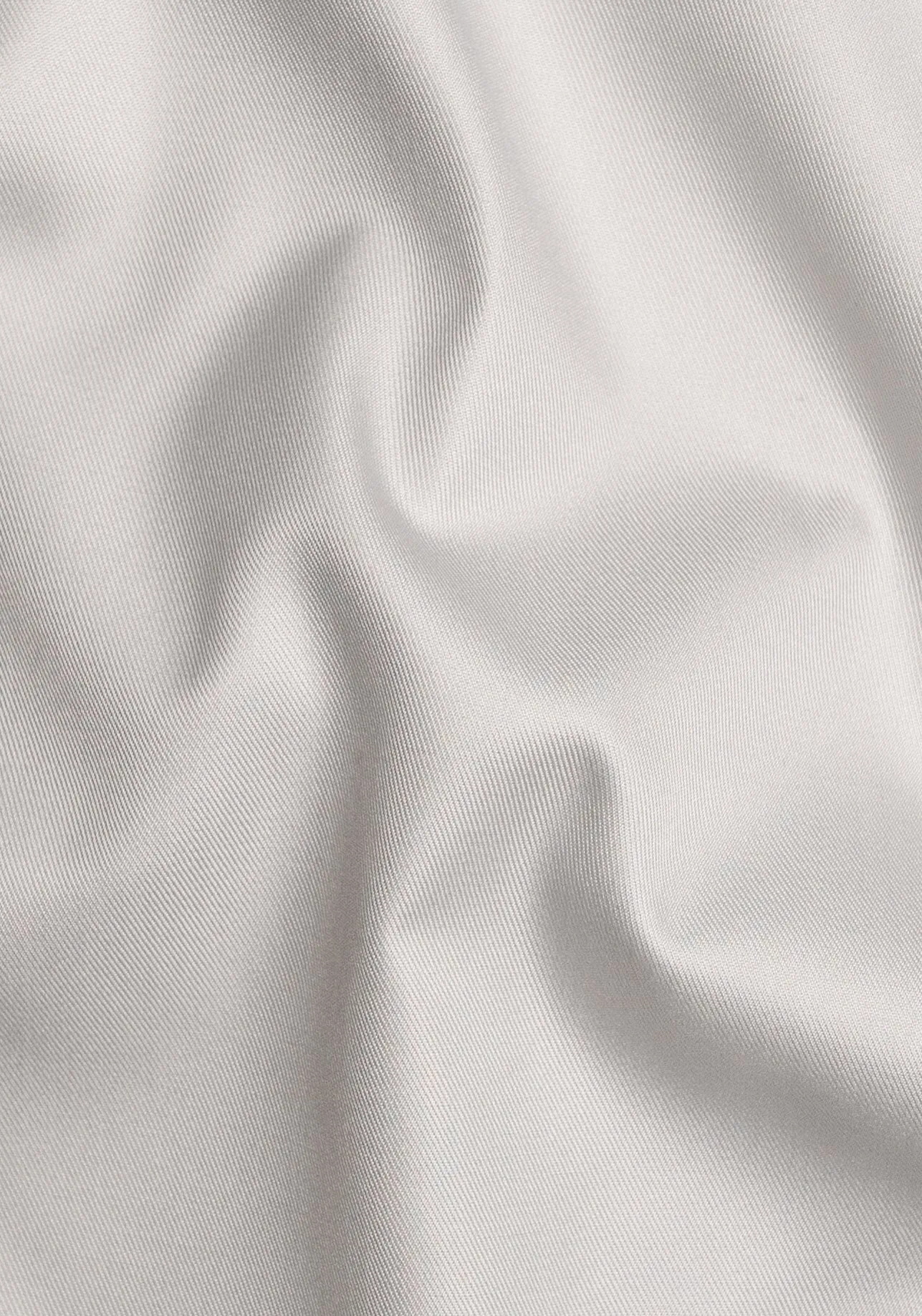 Light Grey Twill Pima Cotton - Wrinkle Resistant sold by Brisk Shirts product image thumbnail 3