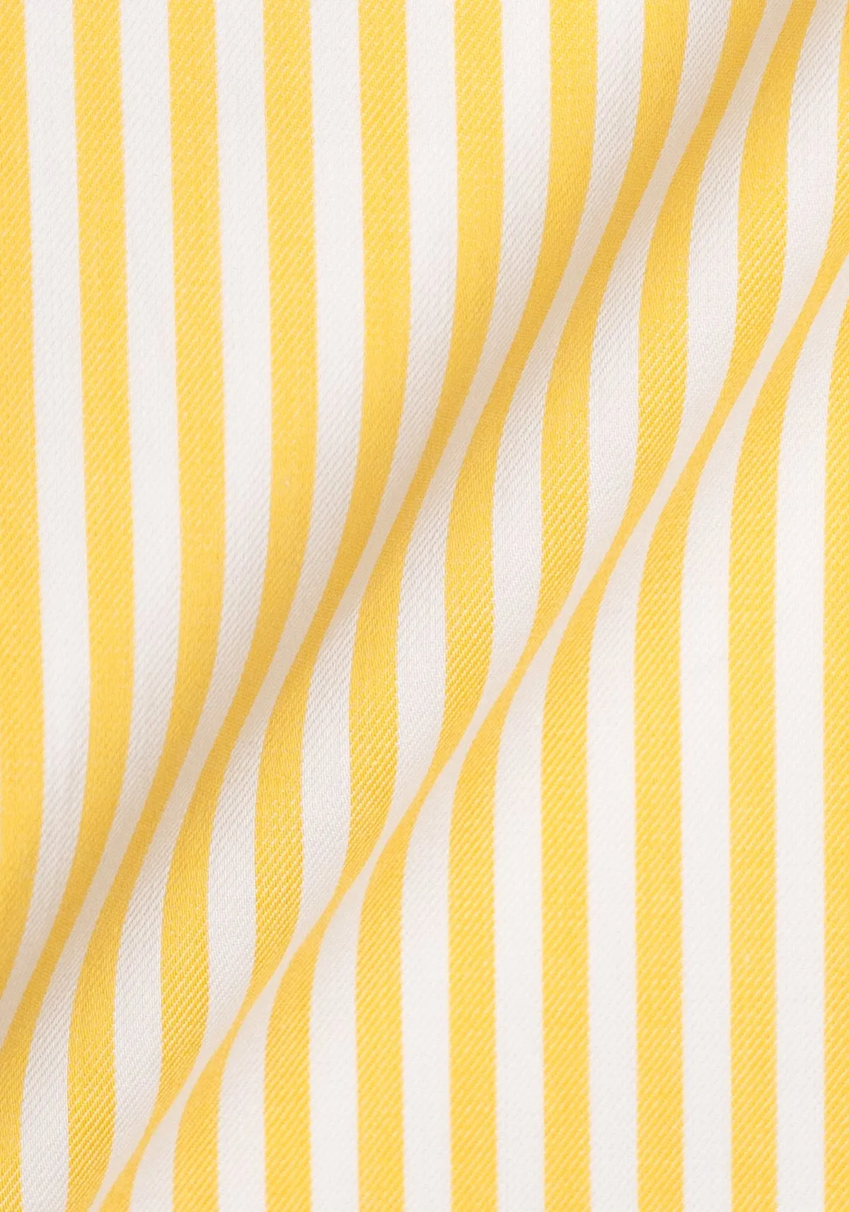 Yellow Bengal Twill Stripes Pima Cotton Shirt - Cutaway Extreme Collar sold by Brisk Shirts product image thumbnail 4