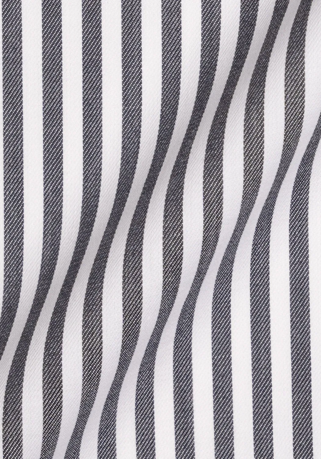 Charcoal Bengal Twill Stripes Pima Cotton - Wrinkle Resistant sold by Brisk Shirts