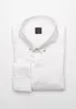 White Classic Golden Pin Collar Shirt sold by Brisk Shirts