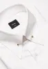 White Classic Golden Pin Collar Shirt sold by Brisk Shirts